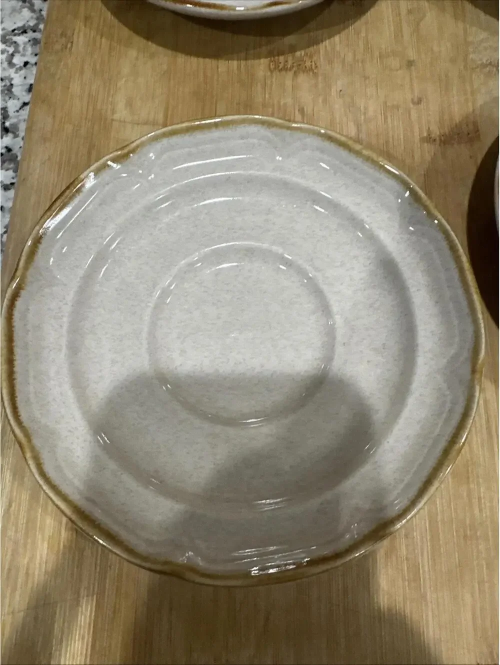 VTG 6 International China Co Endura Collection Saucers Plates Stoneware Japan 6